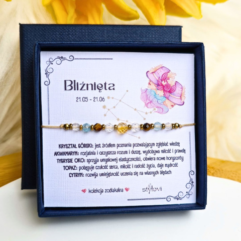 bransoletka – kolekcja zodiakalna – BLIŹNIĘTA bransoletka – kolekcja zodiakalna – BLIŹNIĘTA