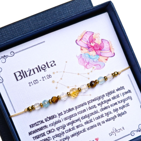 bransoletka – kolekcja zodiakalna – BLIŹNIĘTA bransoletka – kolekcja zodiakalna – BLIŹNIĘTA