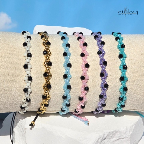 bransoletka ochronna na wakacje - Infinity Summer - turmalin, Toho TURQUOISE