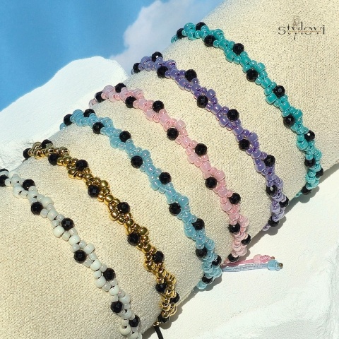 bransoletka ochronna na wakacje - Infinity Summer - turmalin, Toho TURQUOISE