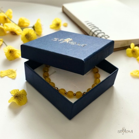 bransoletka SUNRISE: agat, hematyt