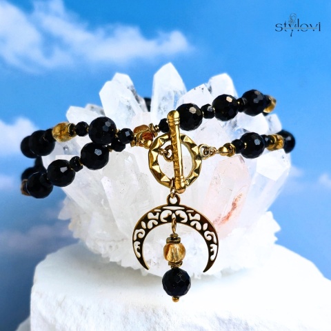 naszyjnik OCHRONA I SUKCES turmalin, cytryn, hematyt