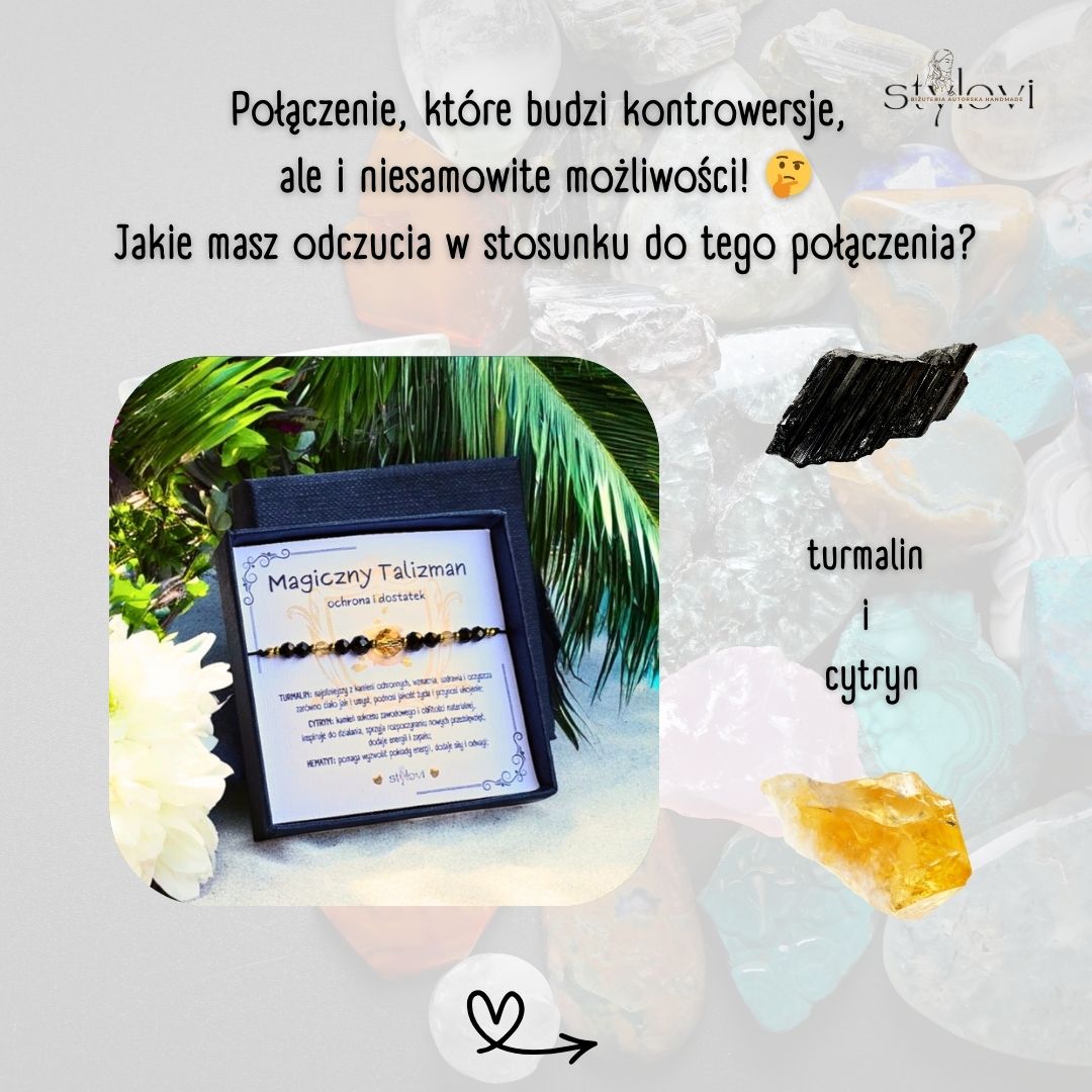 Turmalin i Cytryn - połączenie, które budzi kontrowersje, ale i niesamowite możliwości! 🤔